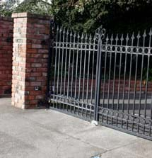 Brick Piers for Gates